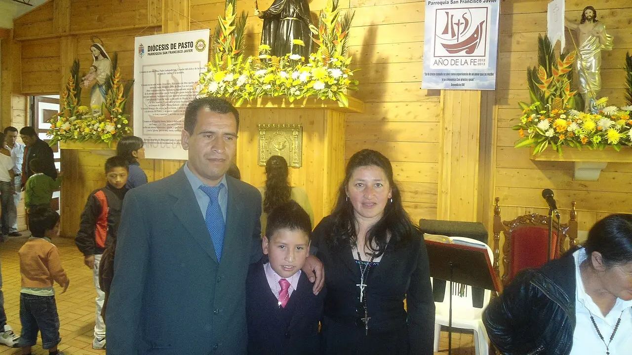 Con mi papá, con mi mamá