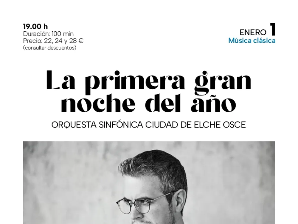Primera gran noche del año – Orquesta Sinfónica Ciudad de Elche OSCE