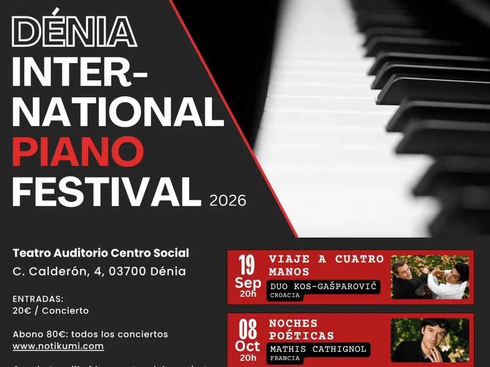 DÉNIA INTERNATIONAL PIANO FESTIVAL 2026