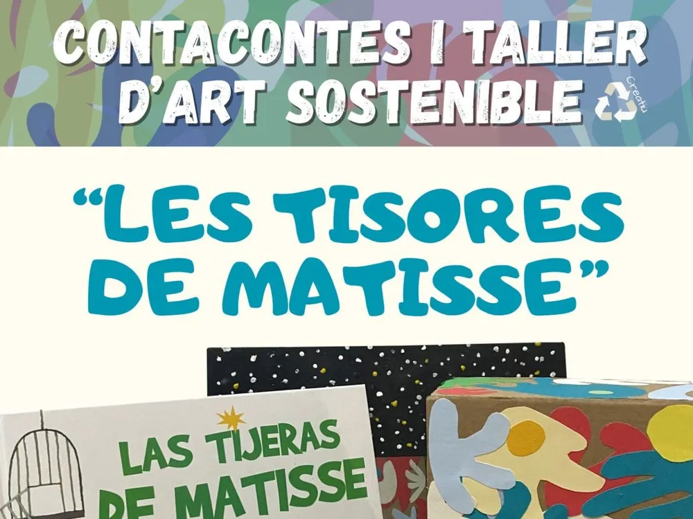 Taller infantil de arte sostenible en Jesús Pobre